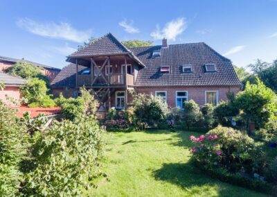 Altes Bauernhaus mit den Ferienwohnungen